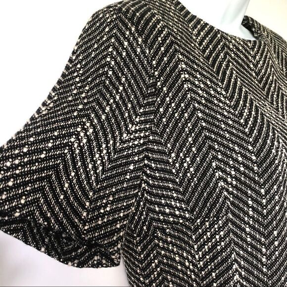 ASOS CROP TWEED SHORT SLEEVE TOP - Picture 7 of 8